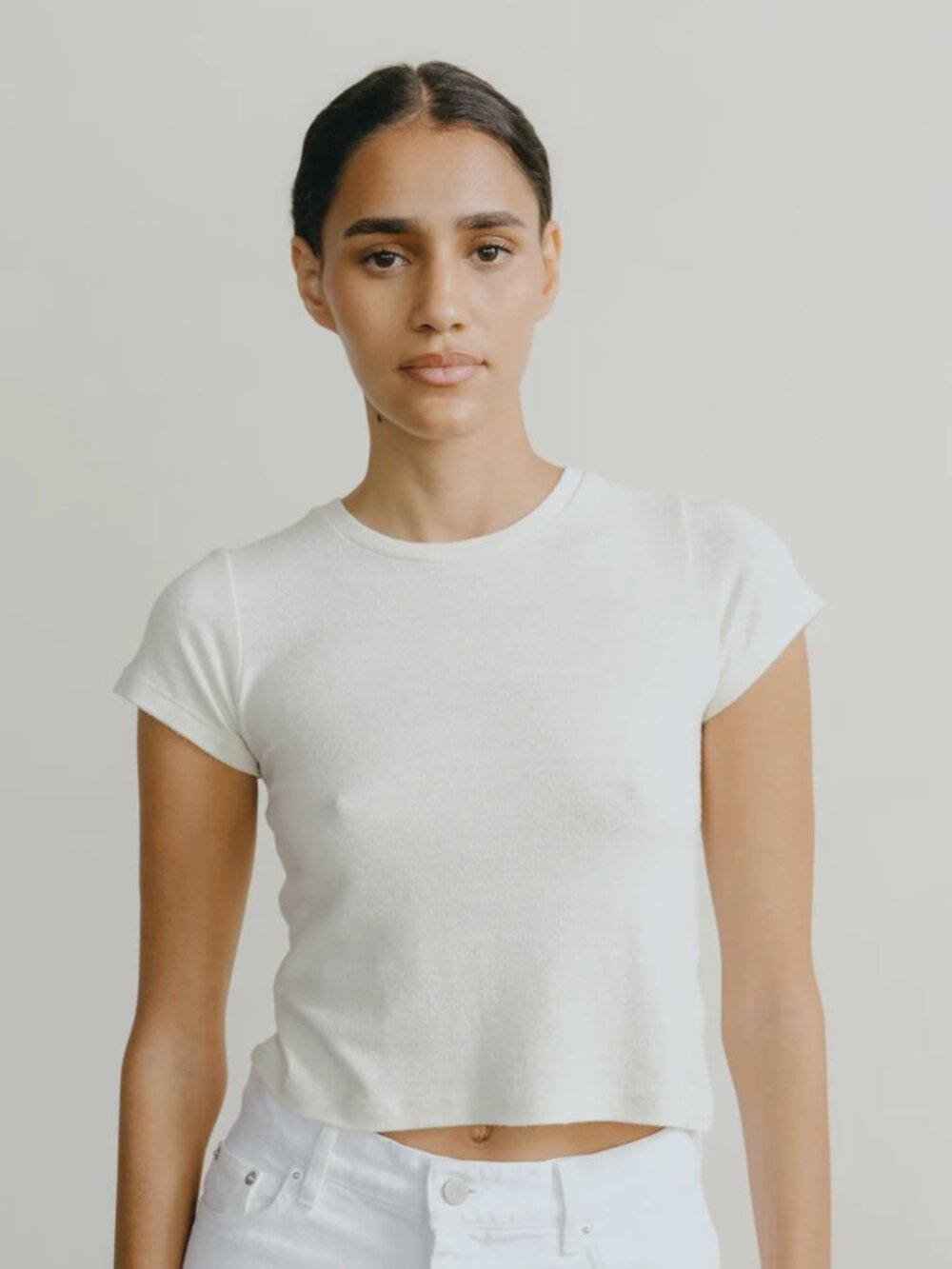 OZMA Lou Tee in Natural (L)